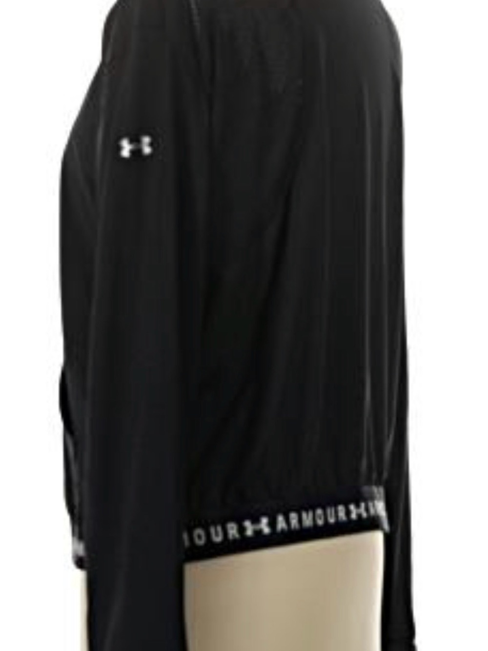 Under Armour women’s black full zip athletic jacket Sz Large